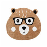 Karaca Cashmere Carpet Nature Lover Recyclable Lovely Friends Bear 120x100cm |  210.01.01.0001